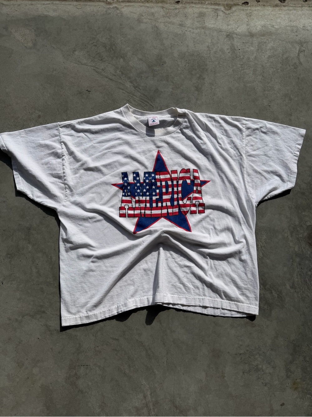 90s Vintage “America” T Shirt XXL